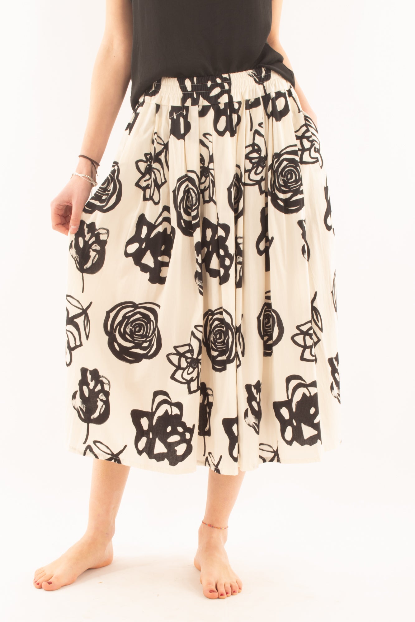 Gonna lunga svasata da Donna Metoo - Bianco