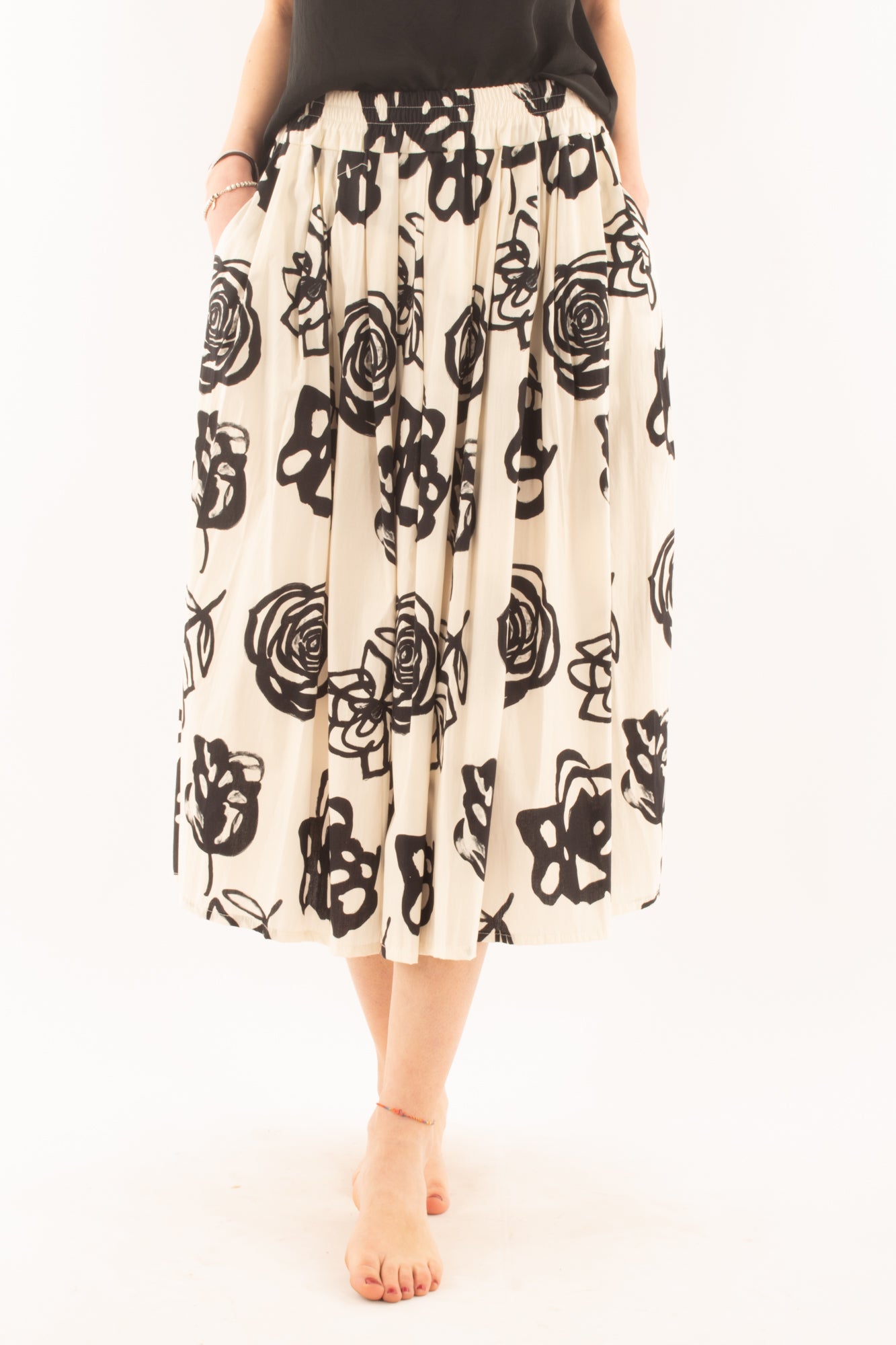 Gonna lunga svasata da Donna Metoo - Bianco