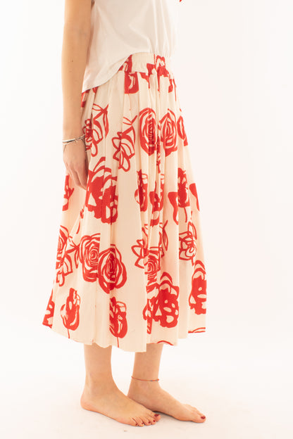 Gonna lunga svasata da Donna Metoo - Rosso