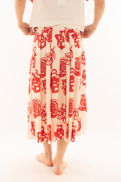 Gonna lunga svasata da Donna Metoo - Rosso