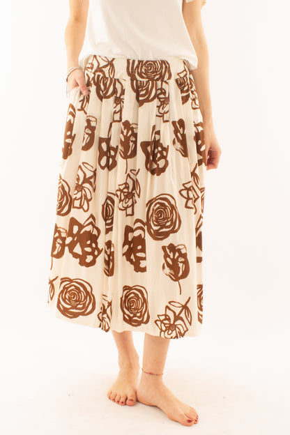 Gonna lunga svasata da Donna Metoo - Tabacco