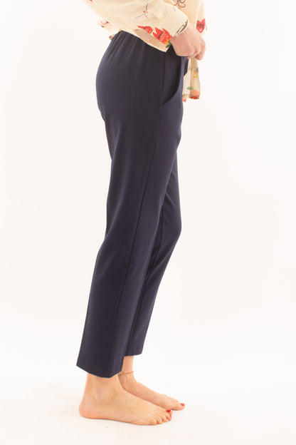 Pantalone a sigaretta da Donna Metoo - Blu