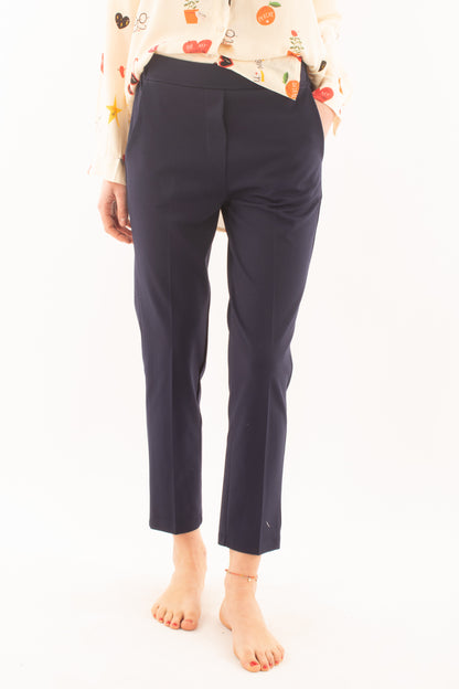 Pantalone a sigaretta da Donna Metoo - Blu