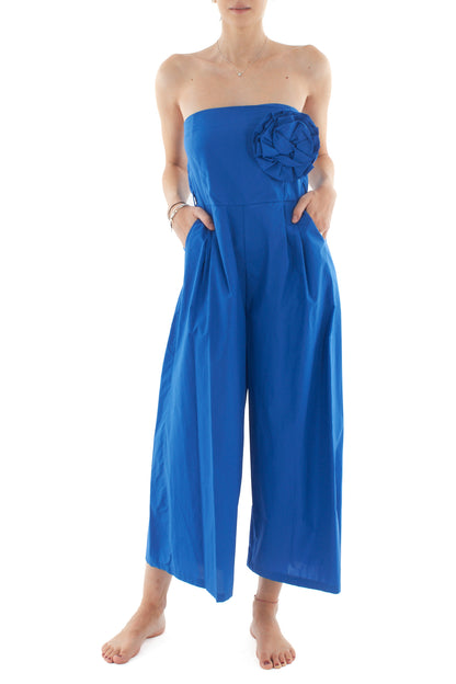 Tuta a fascia con rosa da Donna Metoo - Ottanio