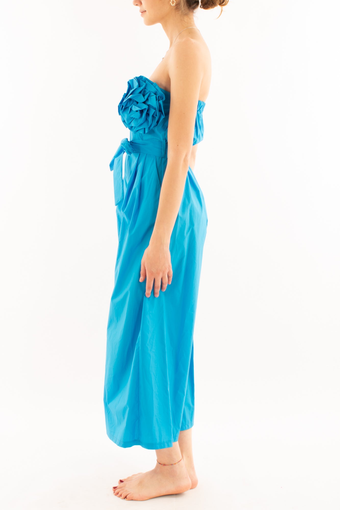 Tuta a fascia con rosa da Donna Metoo - Royal