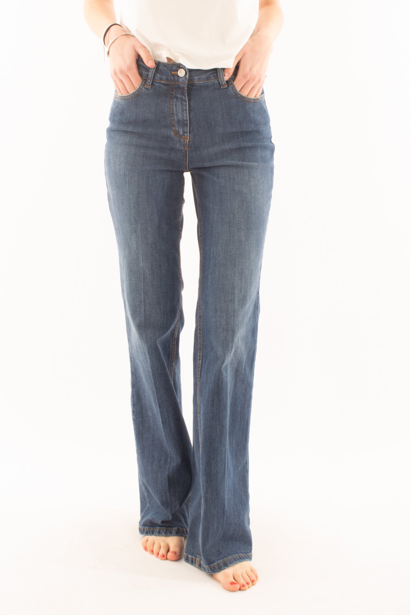 Jeans a zampetta da Donna Metoo - Denim