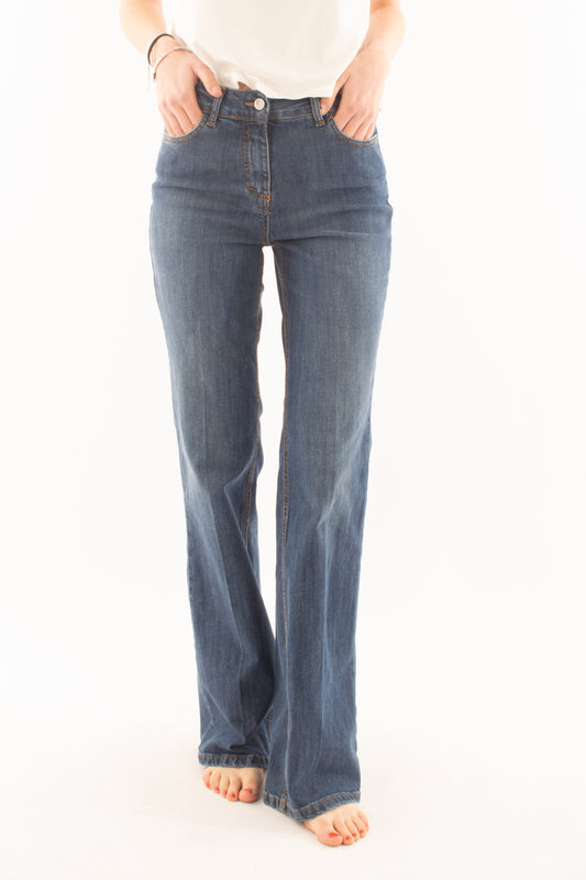 Jeans a zampetta da Donna Metoo - Denim