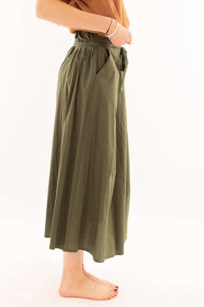 Gonna lunga svasata da Donna Metoo Verde