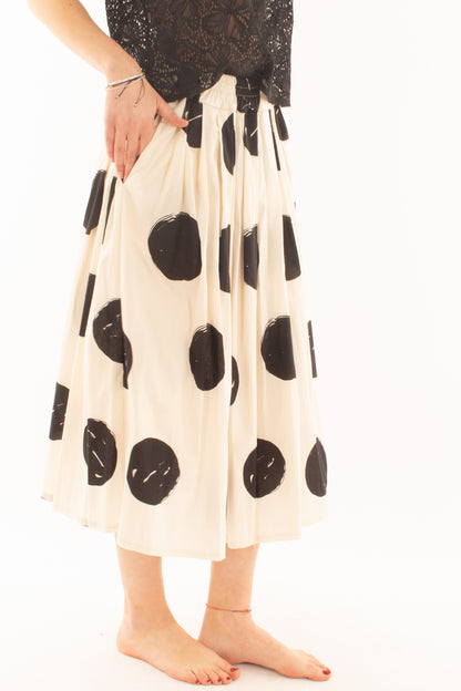 Gonna lunga con sfere da Donna Metoo - Burro