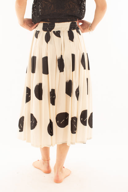 Gonna lunga con sfere da Donna Metoo - Burro