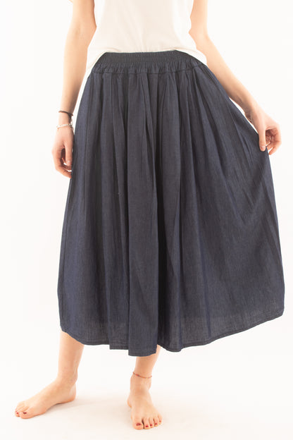 Gonna lunga svasata di jeans da Donna - Metoo