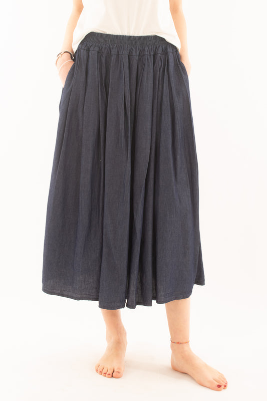 Gonna lunga svasata di jeans da Donna - Metoo