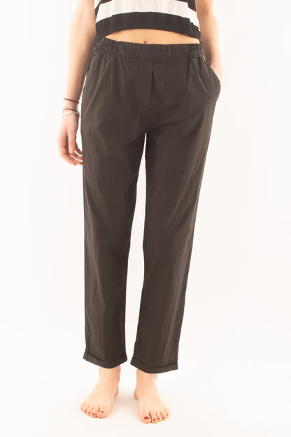 Pantalone con elastico da Donna Metoo - Nero