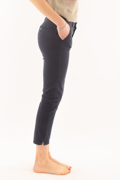 Pantalone a sigaretta da Donna Metoo - Blu