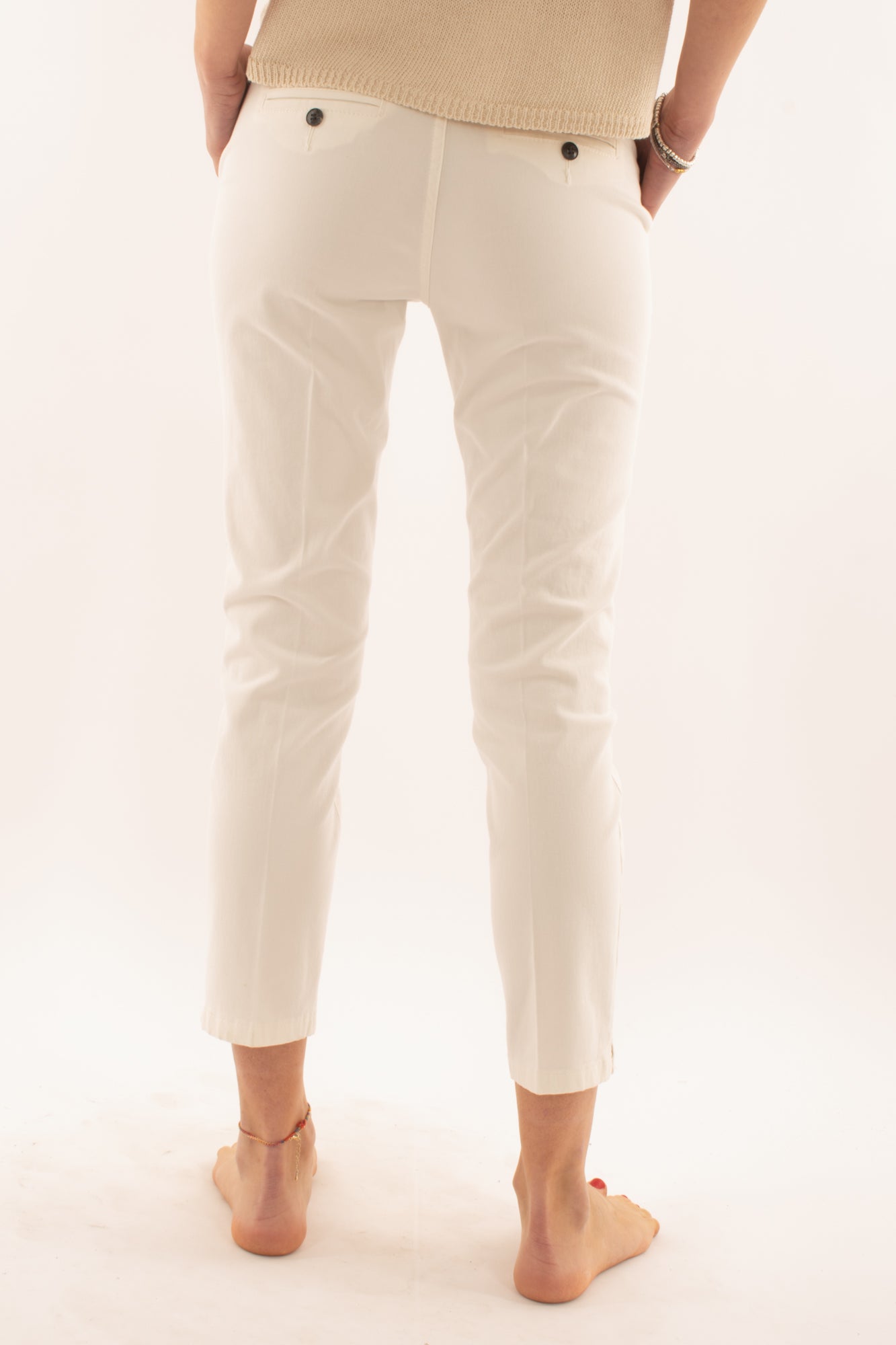 Pantalone a sigaretta da Donna Metoo - Burro