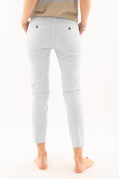 Pantalone a sigaretta da Donna Metoo - Celeste