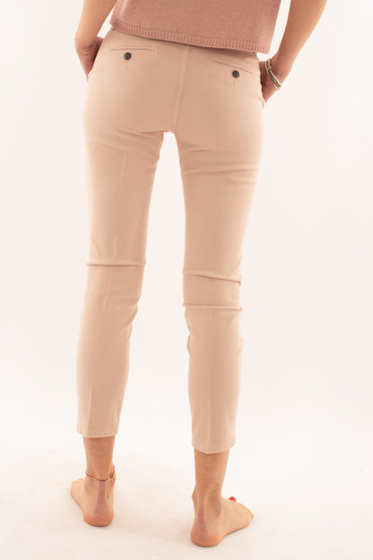 Pantalone a sigaretta da Donna Metoo - Cipria