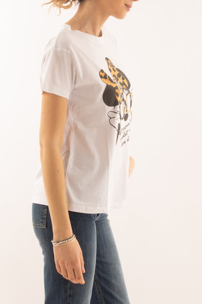 T-shirt topolina da Donna Motel - Oro