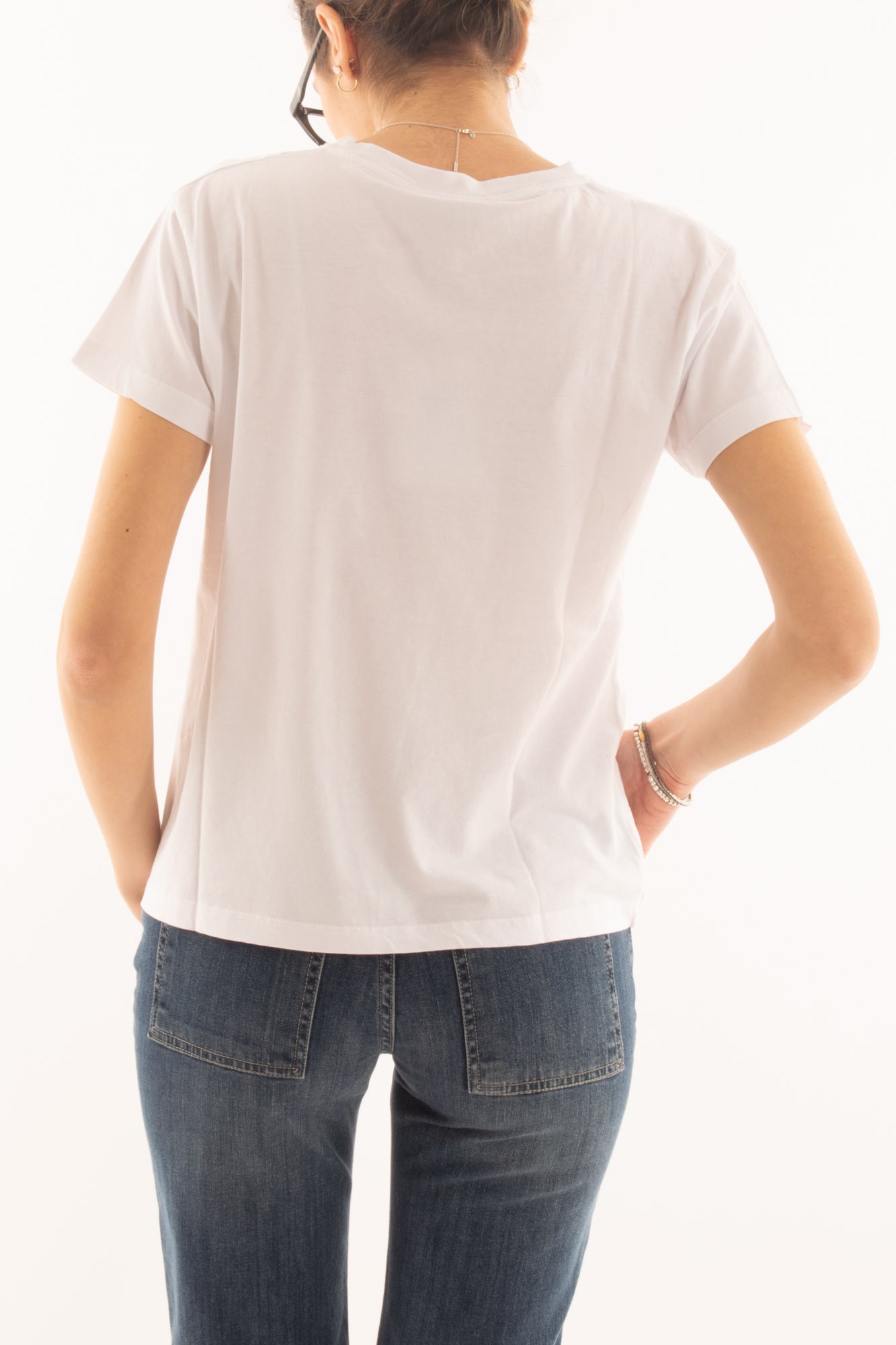 T-shirt topolino da Donna Motel - Oro