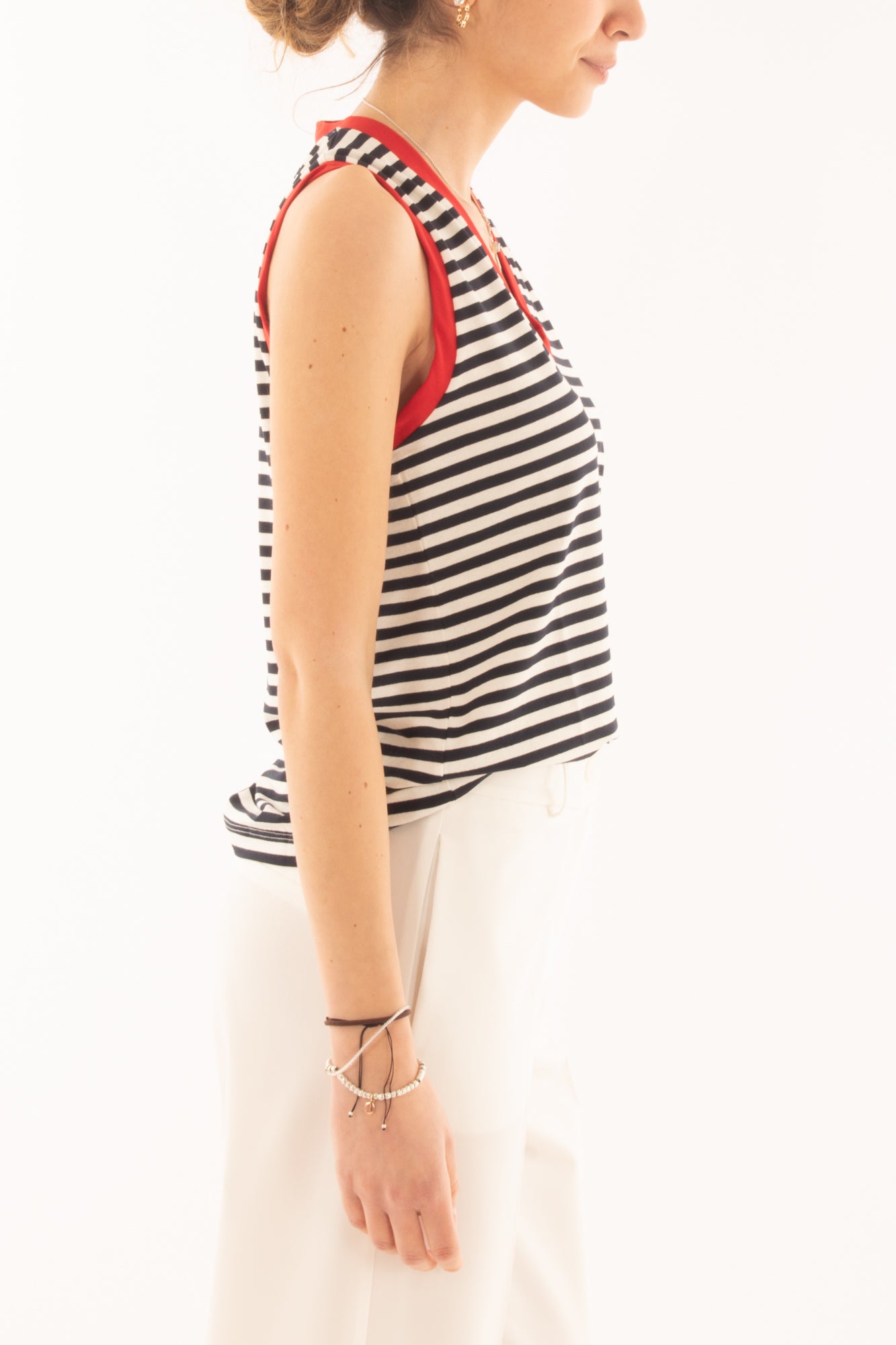 Maglia rigata da Donna Motel - Blu