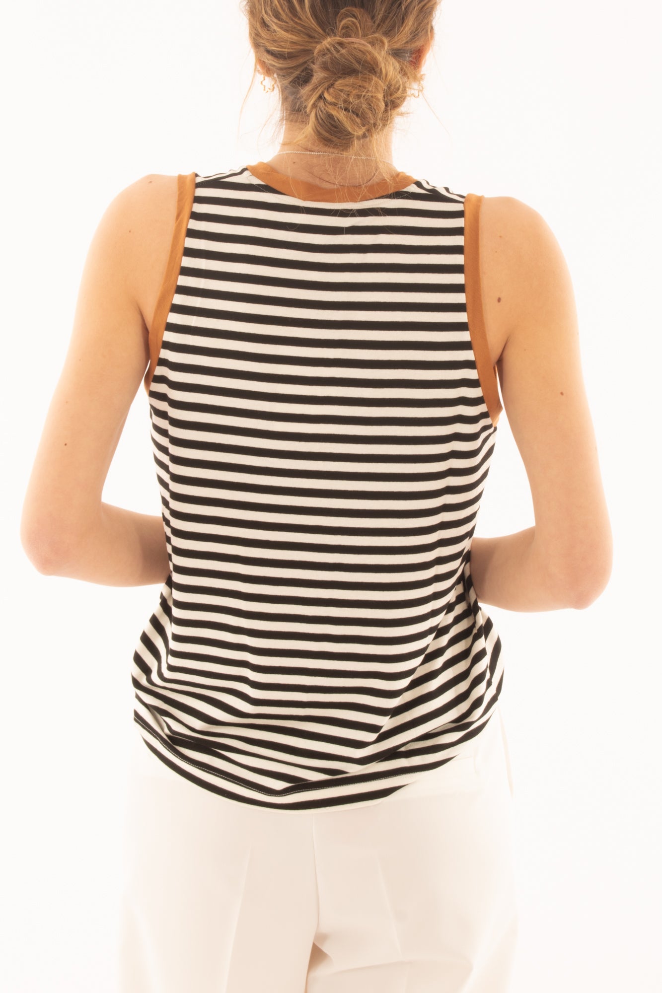 Maglia rigata da Donna Motel - Nero