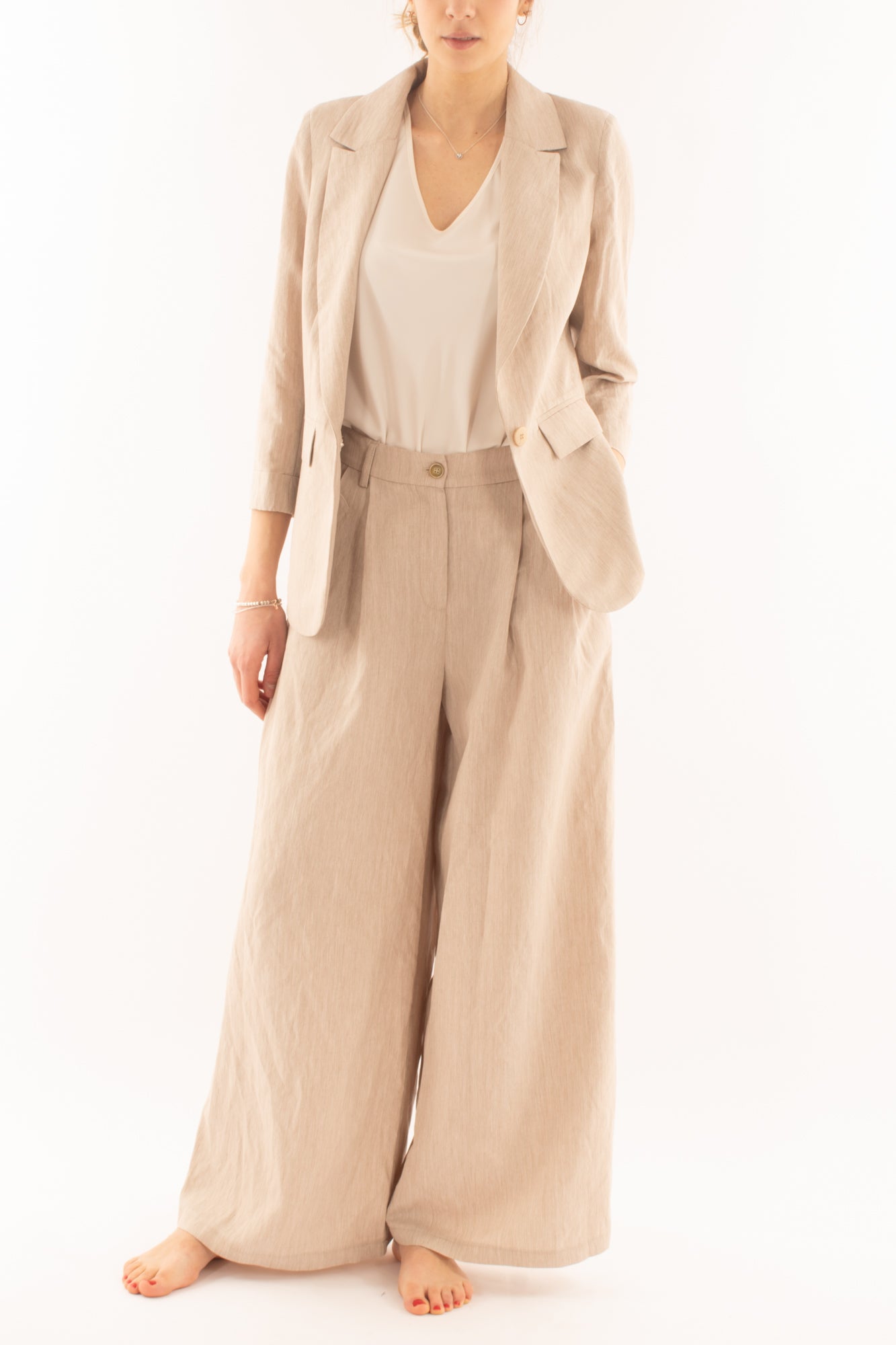 Giacca monopetto da Donna Motel - Beige