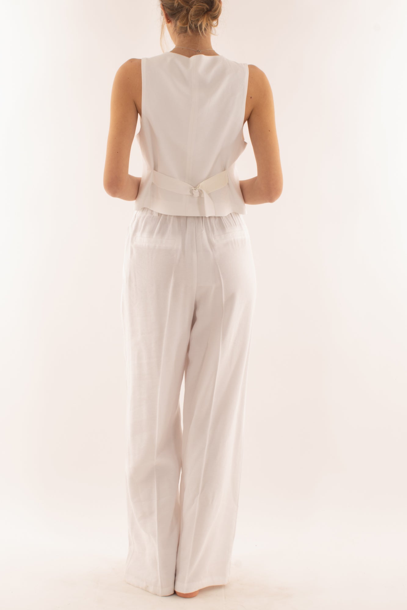 MOTEL Completo con gilet da Donna Motel - Bianco Bianco