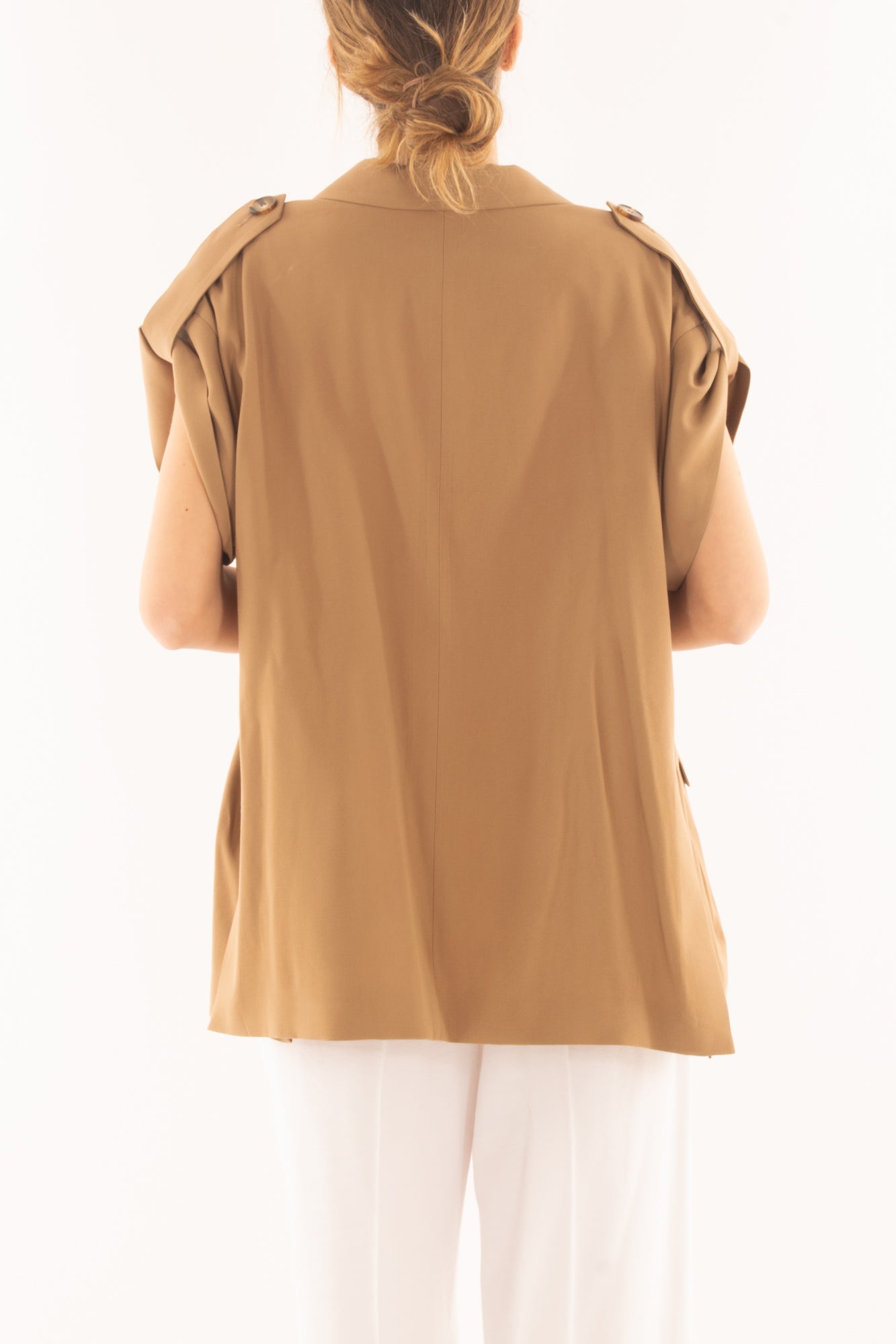 Giacca senza manica da Donna Motel - Biscotto