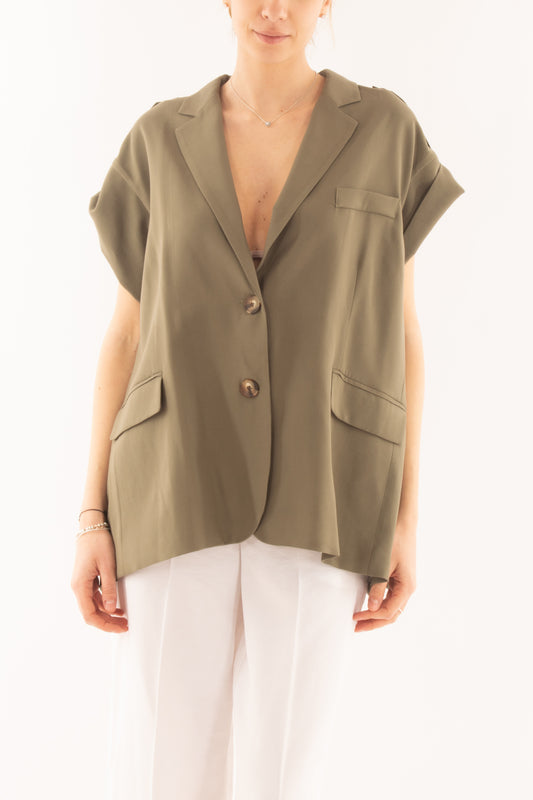 Giacca senza manica da Donna Motel - Verde