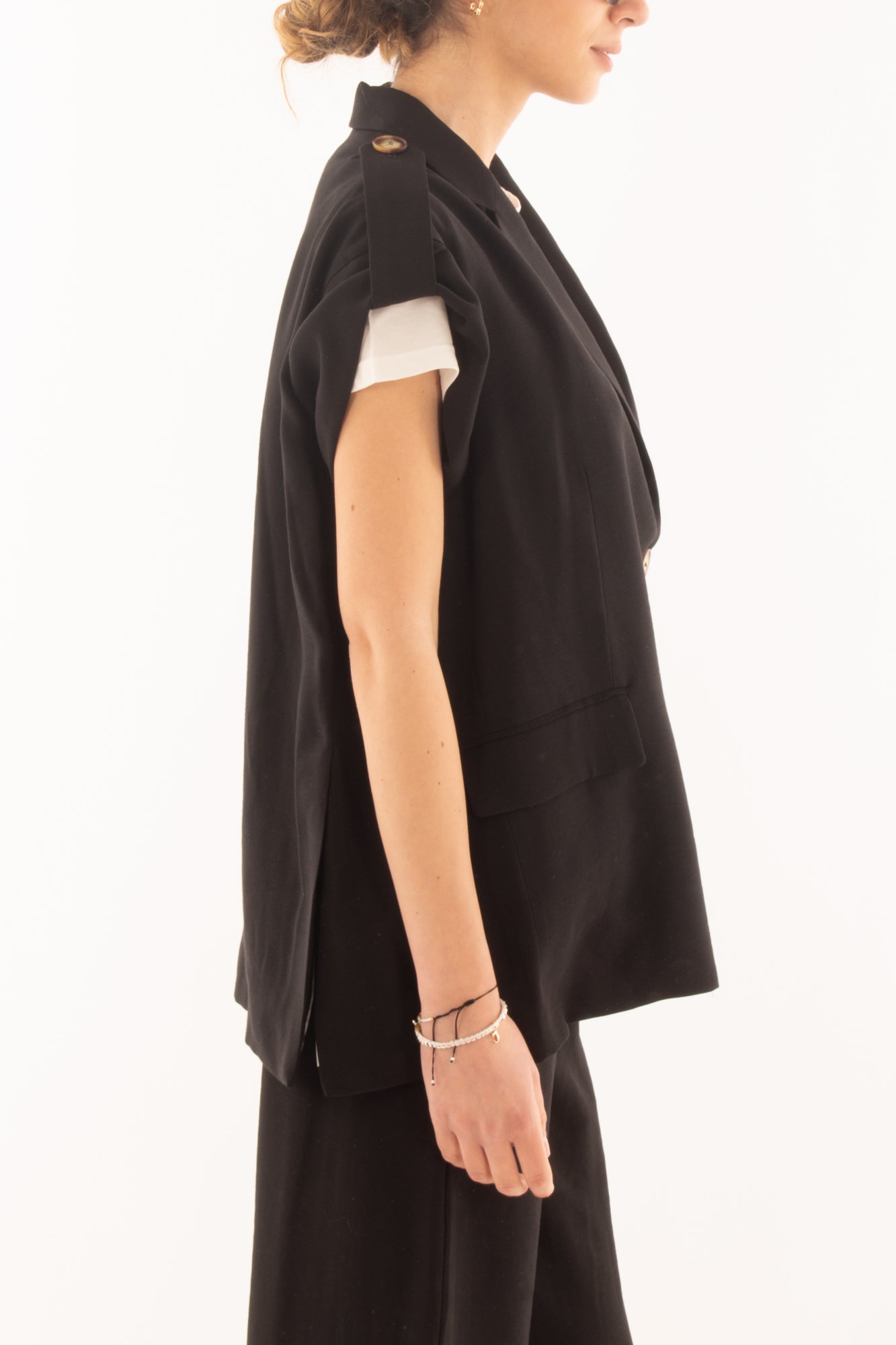 Giacca senza manica da Donna Motel - Nero