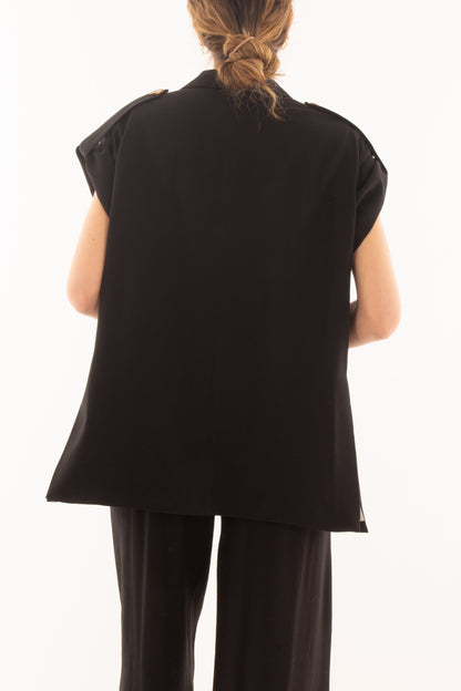 Giacca senza manica da Donna Motel - Nero