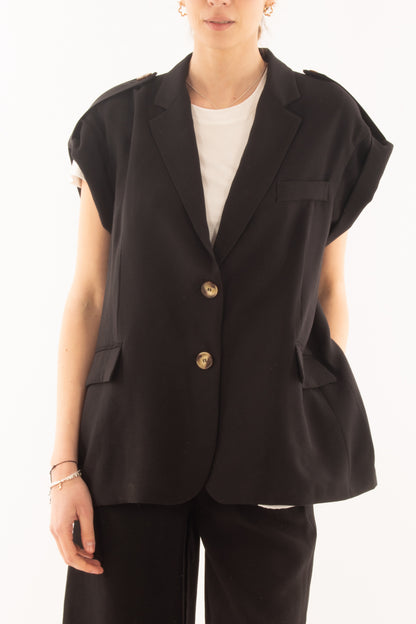 Giacca senza manica da Donna Motel - Nero