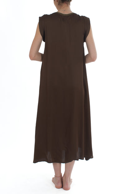 Abito con profili lurex da Donna Motel Espresso