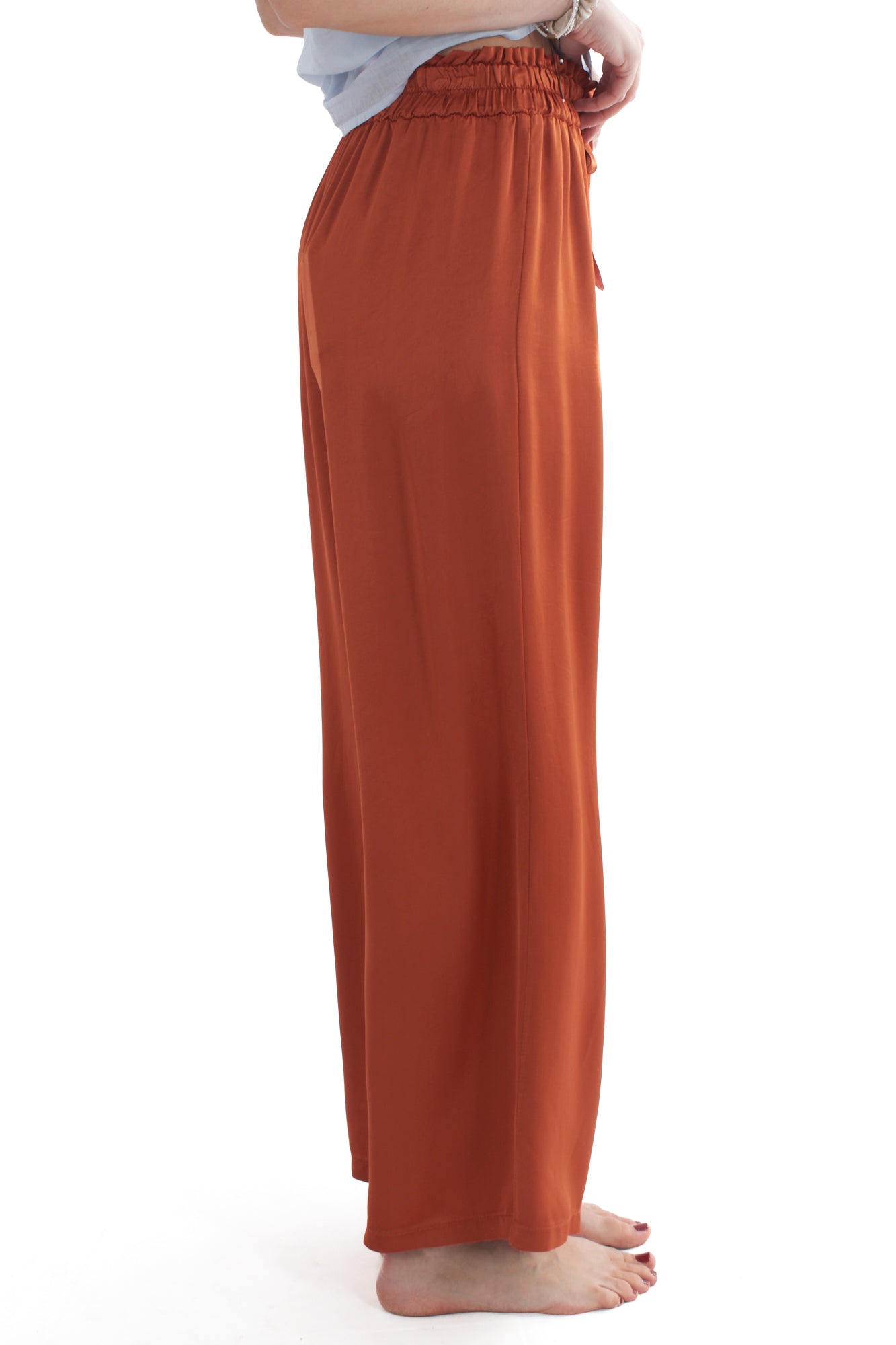 MOTEL Pantalone palazzo da Donna Motel - Ruggni Rust