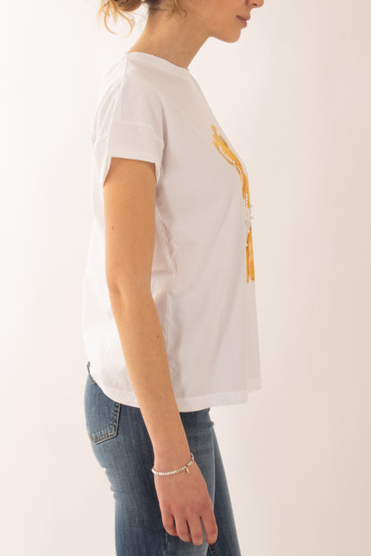 T-shirt orsetto da Donna Motel - Bianco