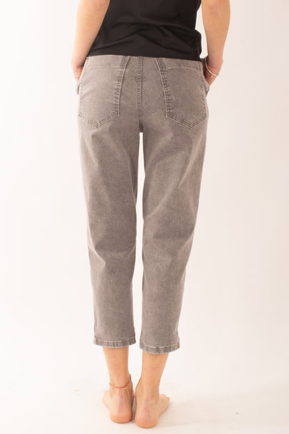 Jeans con bottoni gioiello da Donna Motel - Piombo