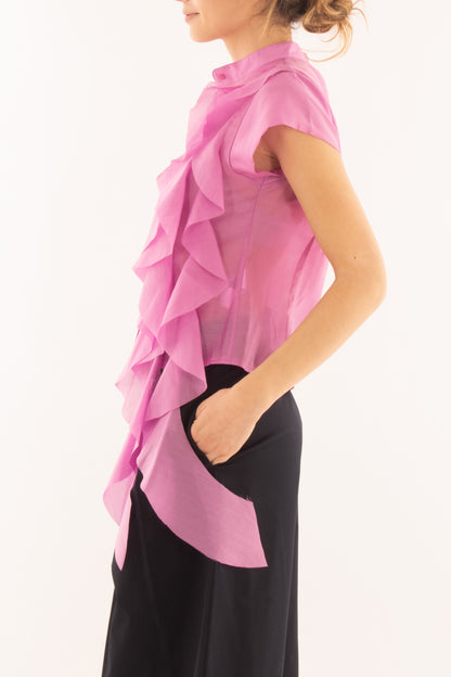 Camicia con voilà da Donna Motel - Azalea