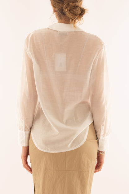 Camicia over da Donna Motel - Gesso