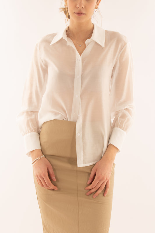 Camicia over da Donna Motel - Gesso