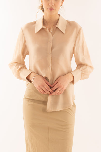 Camicia over da Donna Motel - Sabbia