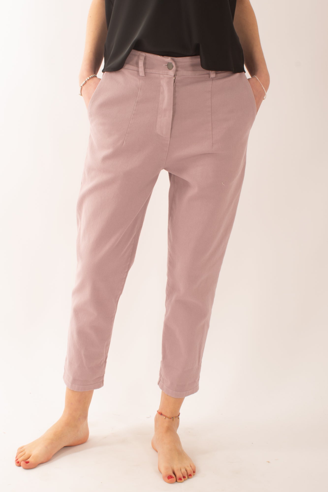 Pantalone carrot da Donna Motel - Lavanda