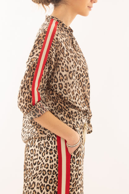 Camicia maculata da Donna Motel - Sabbia