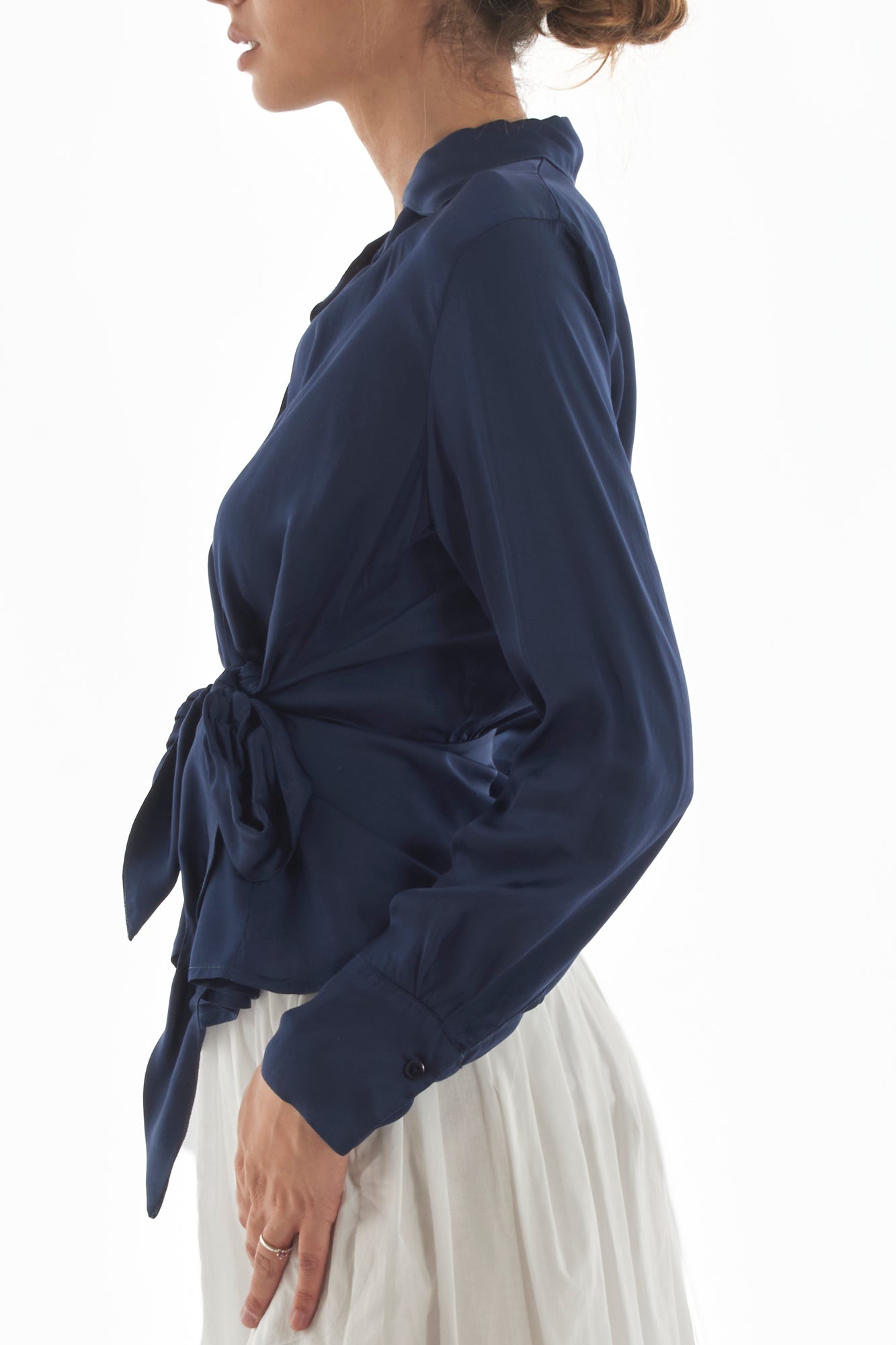 maglia incrociata da Donna Motel - Blu