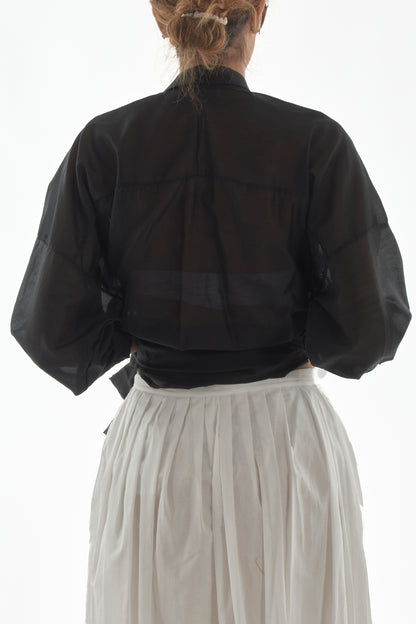 maglia incrociata da Donna Motel - Nero