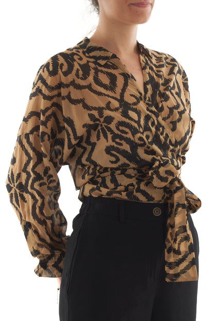 camicia fantasia etnica da Donna Motel