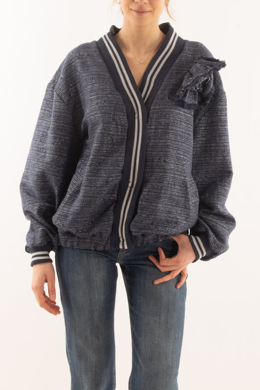 Bomber college da Donna Motel - Blu