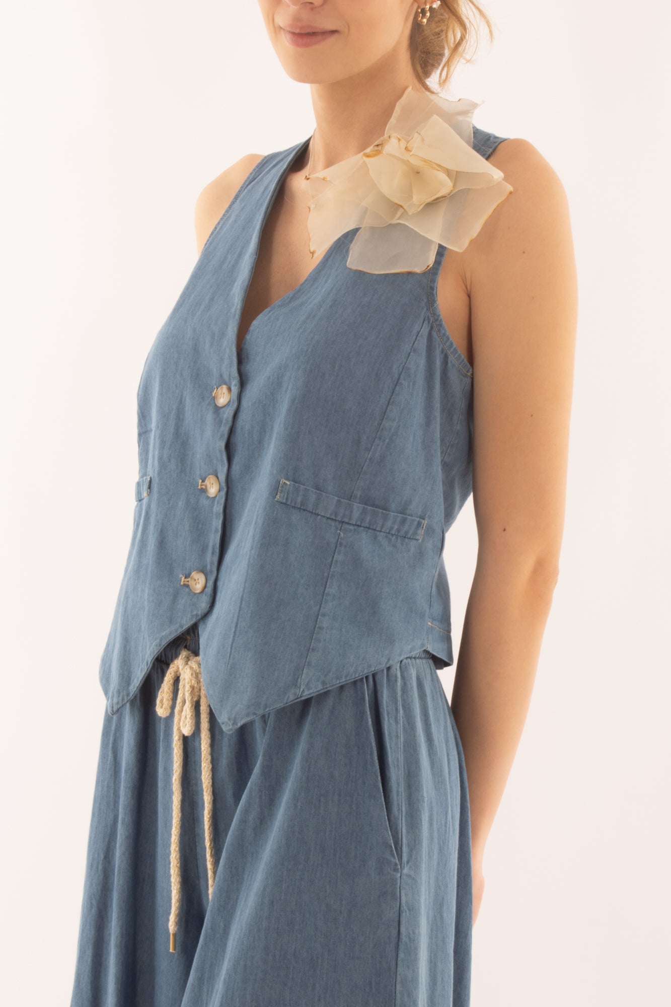 Gilet di jeans da Donna Motel - Jeans