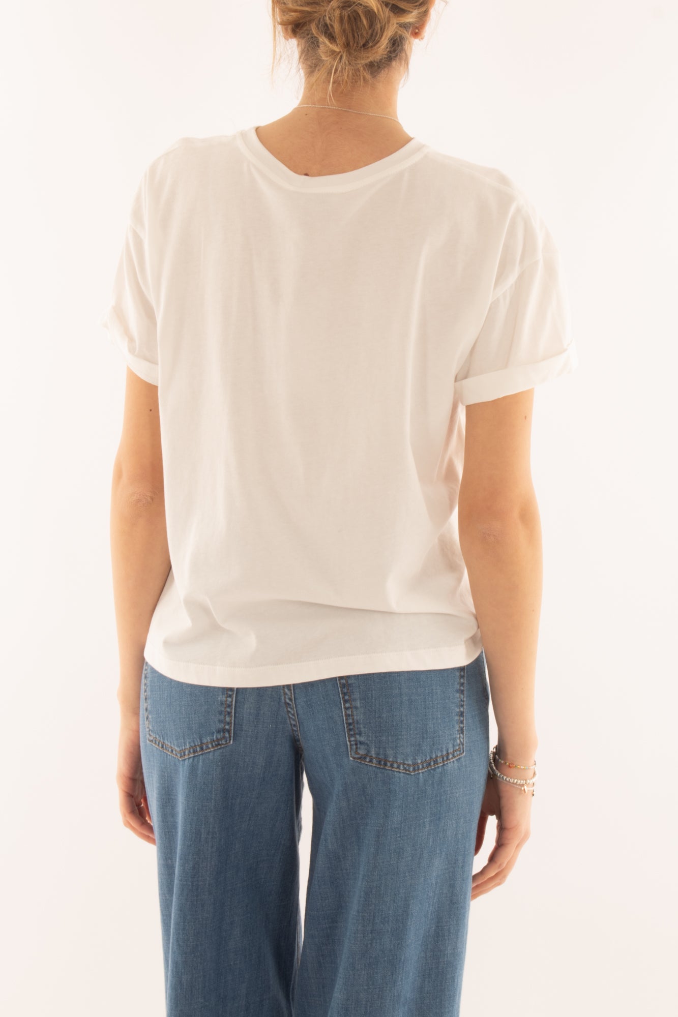 T-shirt con fiore da Donna Motel - Talco