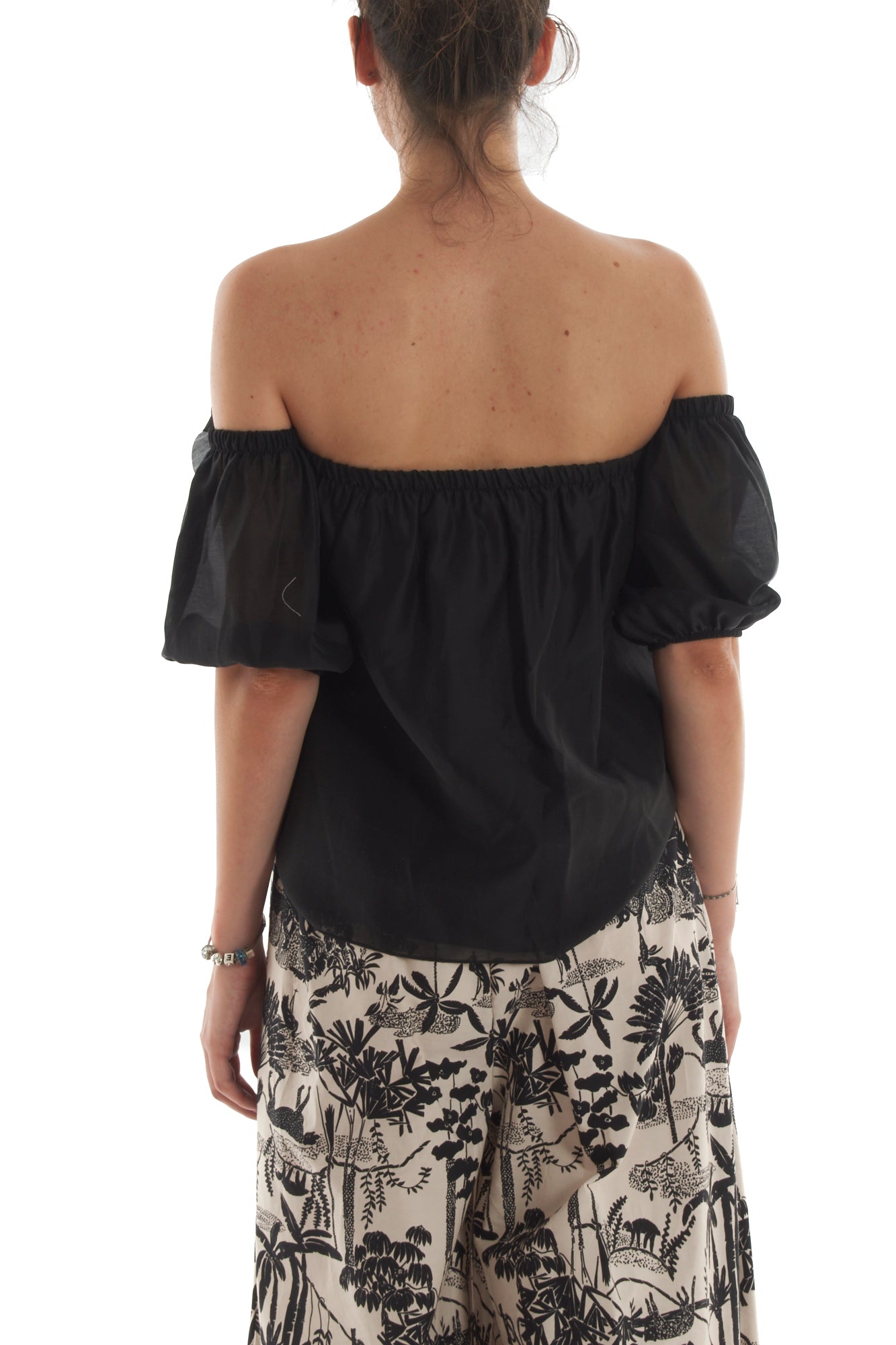 Maglia shiffer da Donna Motel - Nero