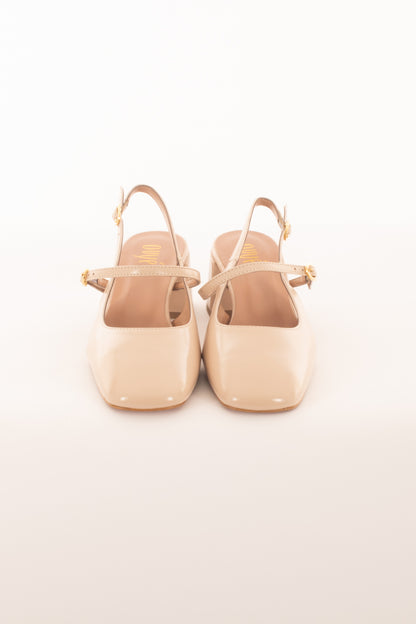 Sling back da Donna Ovye' - Sabbia